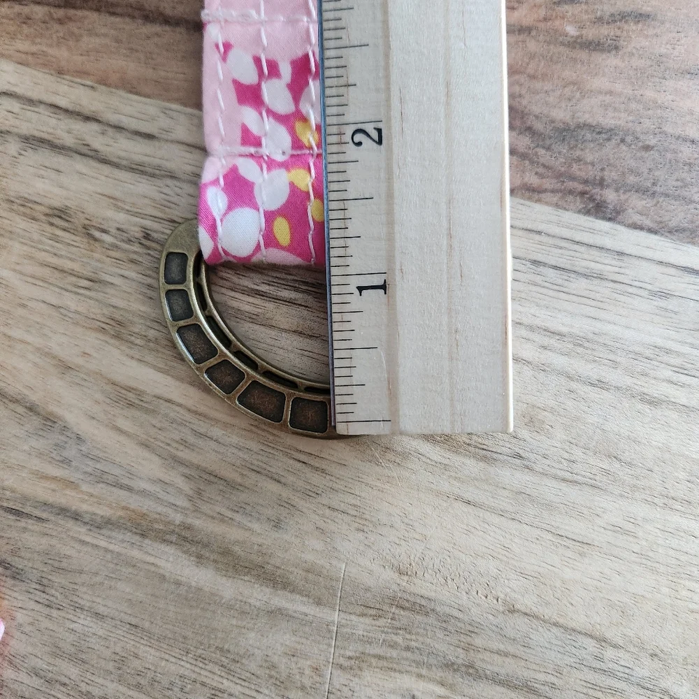 J Crew Pink Floral Fabric Belt Small/Medium - Picture 14 of 14